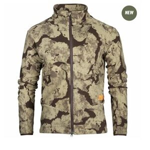 First Lite Challis Fleece Jacket Men’s XXL Cerca Camo